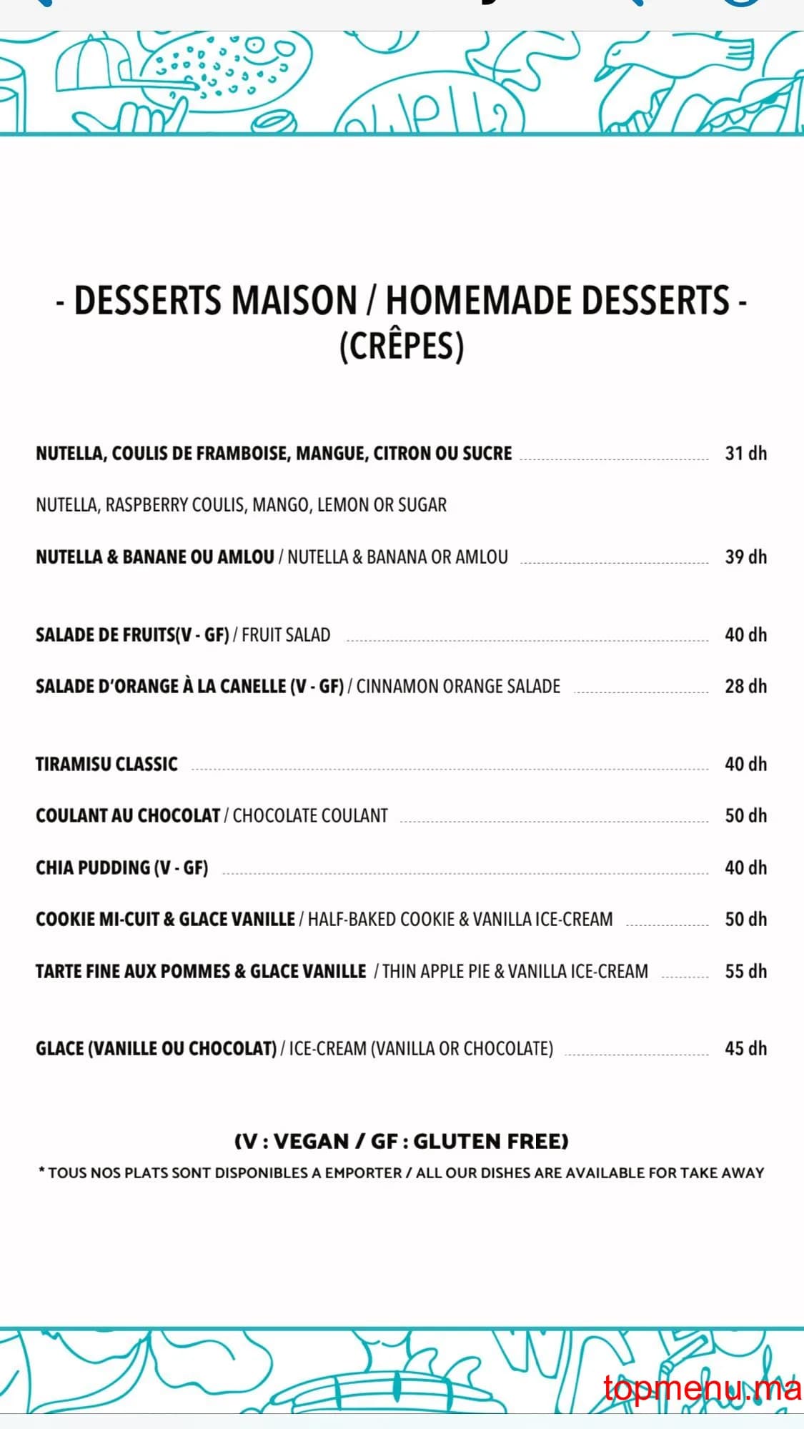 Restaurant Windy Bay menu page 7 Windy Bay menu page 7