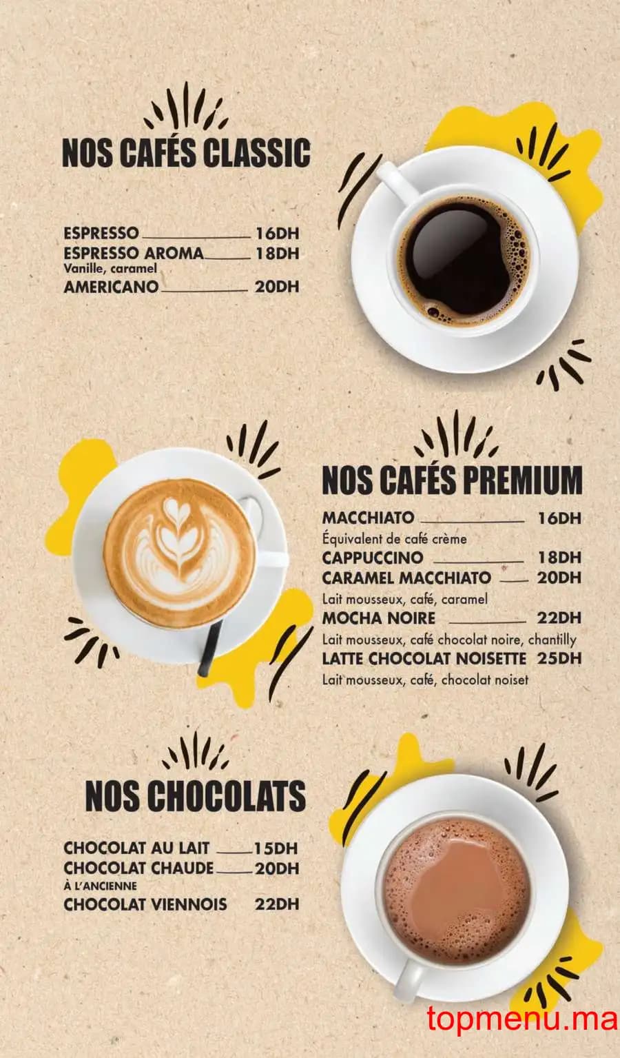 Restaurant Original Burger Grill menu page 5 Original Burger Grill menu page 5