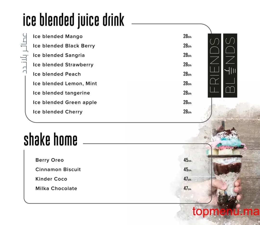 Restaurant Friends Eatery & coffee House menu page 15 Friends Eatery & coffee House menu page 15