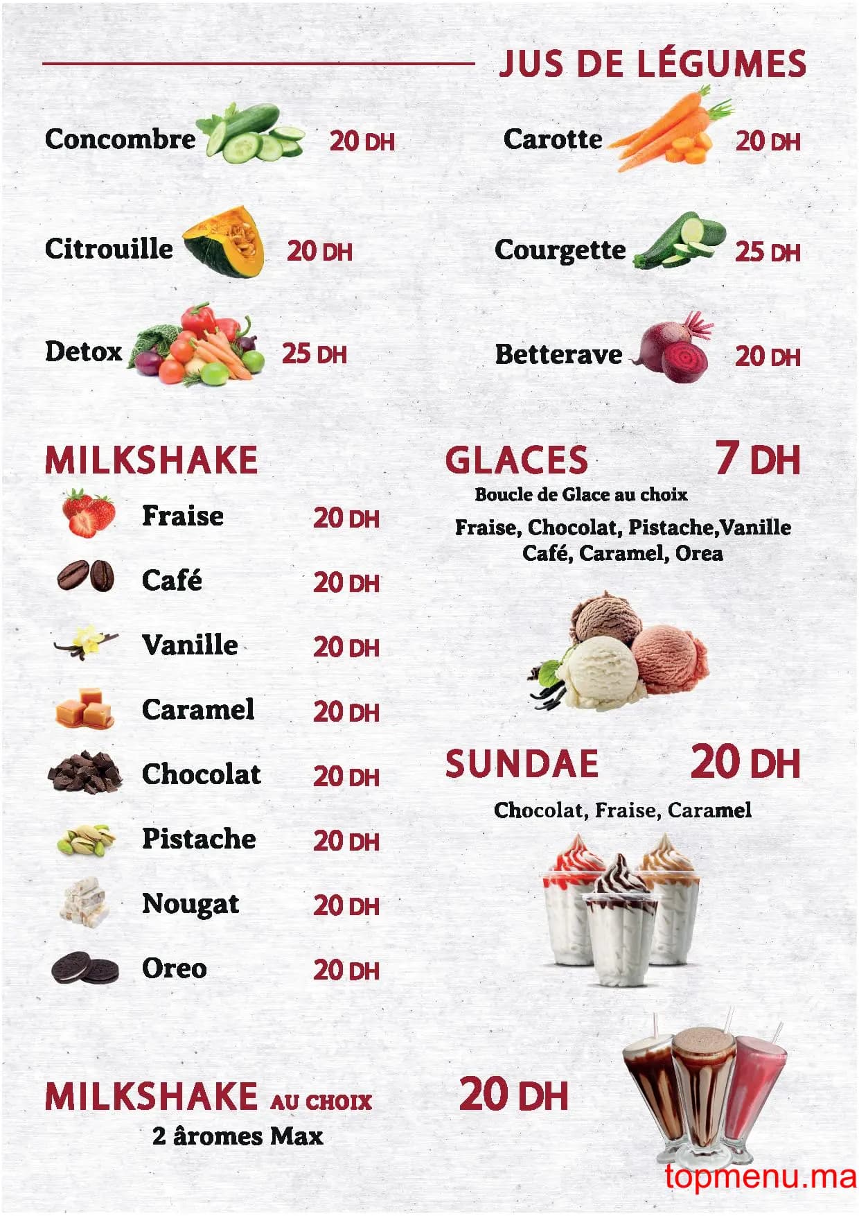 Restaurant Dar Djaj hay Mohamadi menu page 3 Dar Djaj hay Mohamadi menu page 3