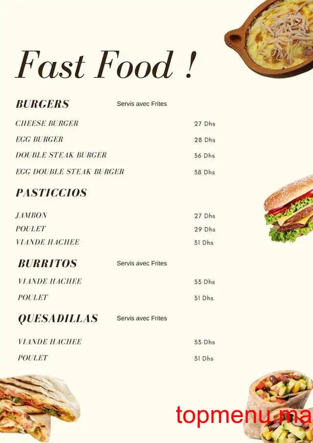 Restaurant Eat juice menu page 3 Eat juice menu page 3