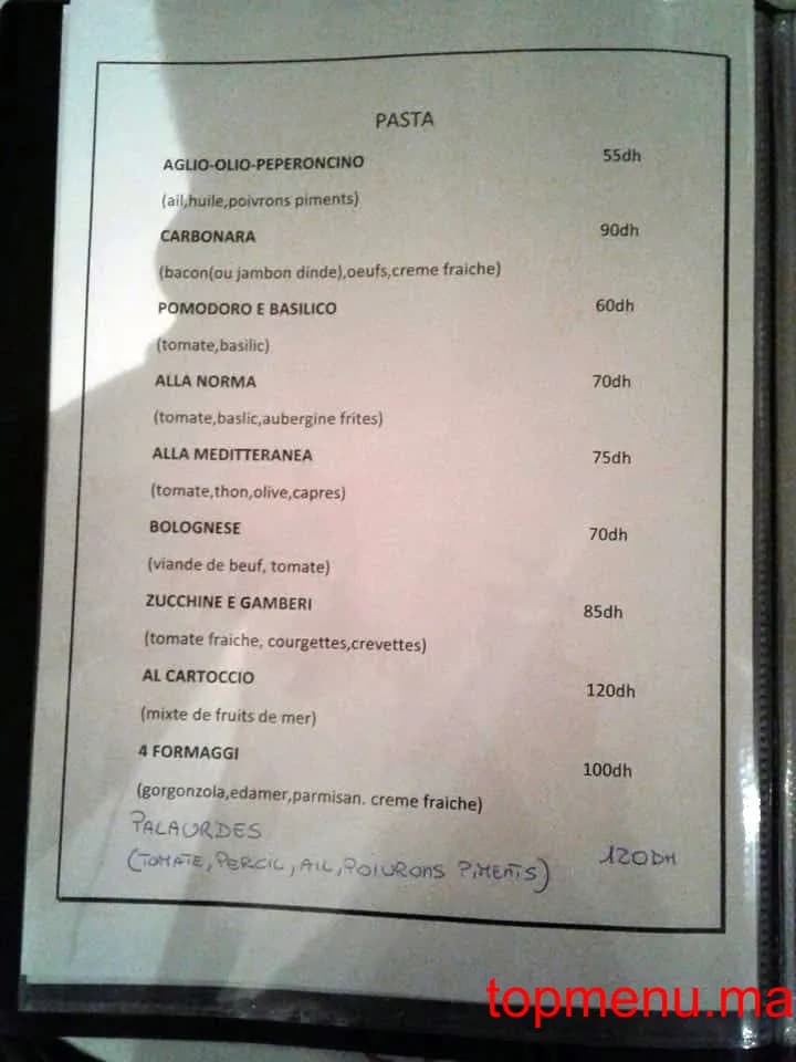 Restaurant Mamma Caterina menu page 3 Mamma Caterina menu page 3