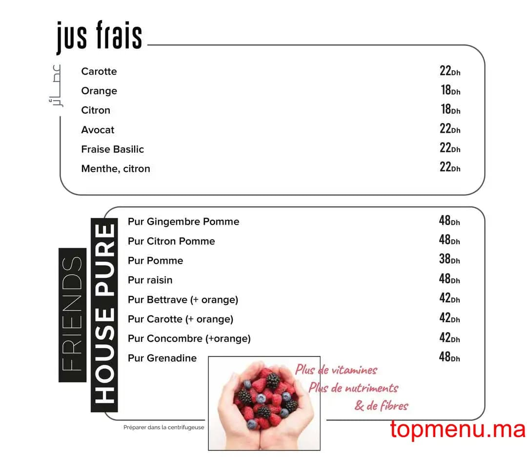 Restaurant Friends Eatery & coffee House menu page 16 Friends Eatery & coffee House menu page 16