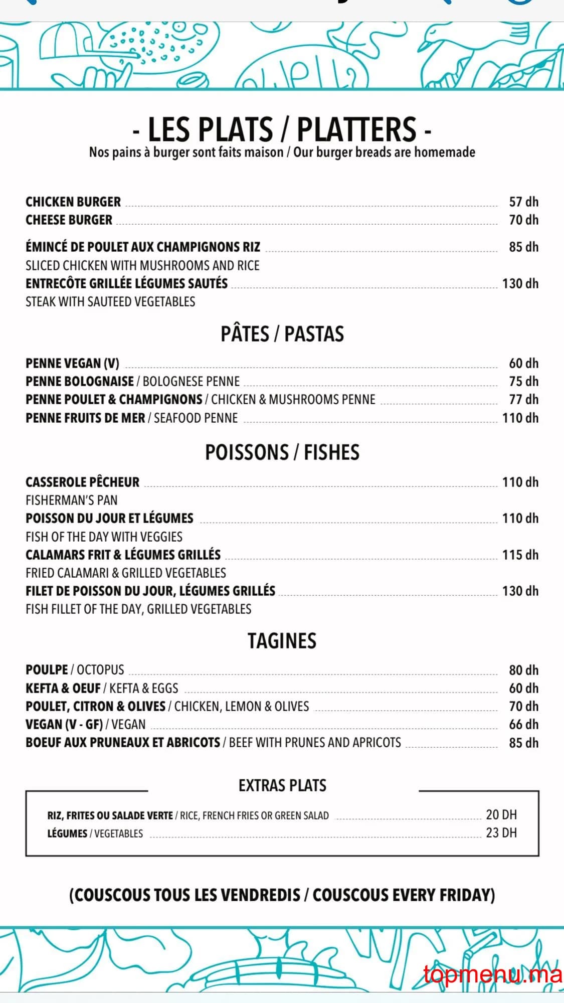 Restaurant Windy Bay menu page 5 Windy Bay menu page 5
