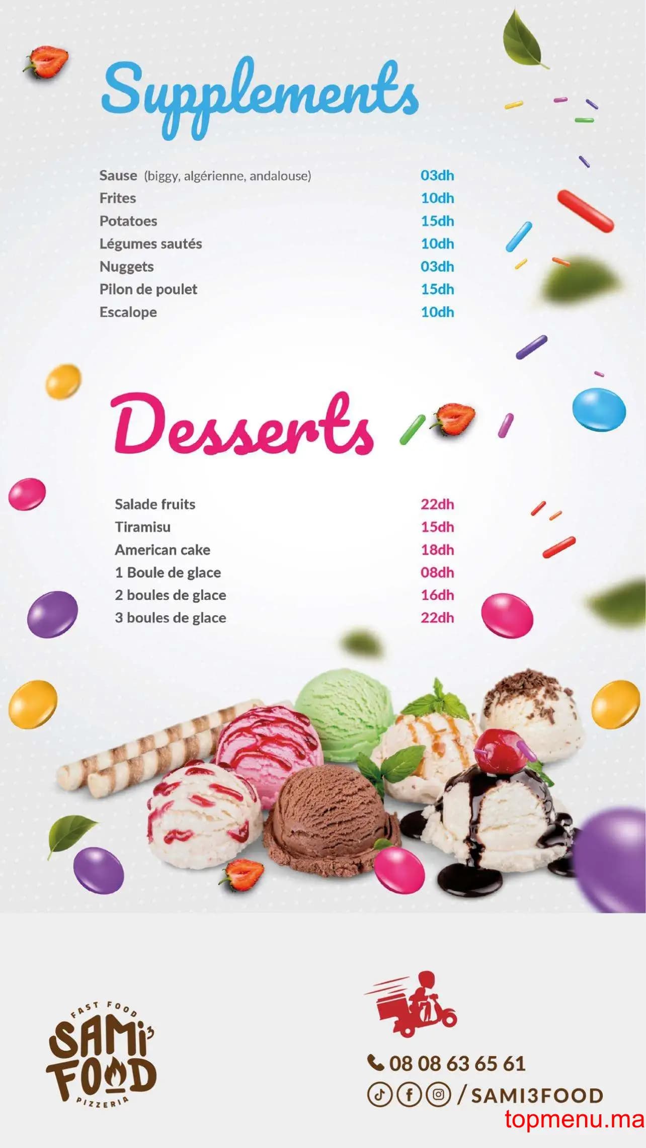 Restaurant Sami3 Food menu page 11 Sami3 Food menu page 11