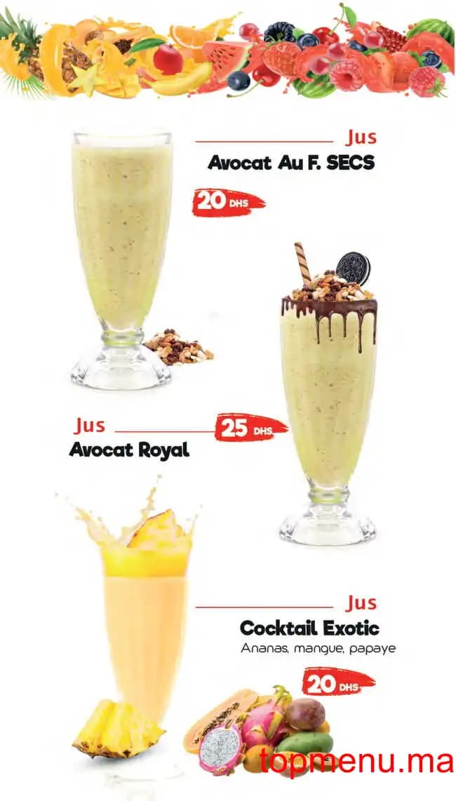 Restaurant More & More menu page 14 More & More menu page 14