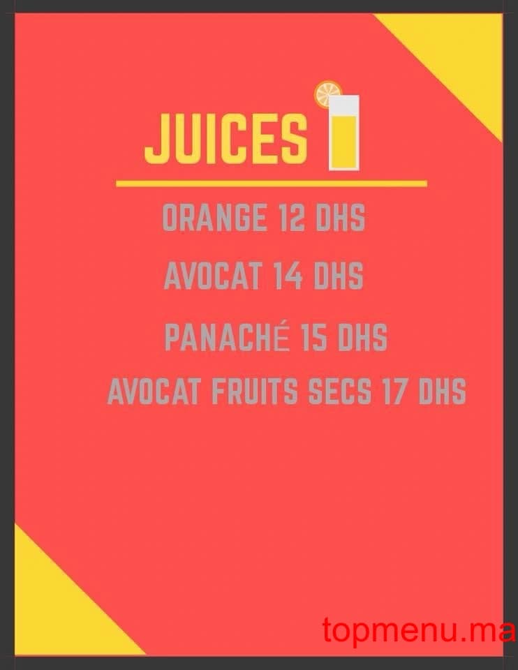 Restaurant Friends Food menu page 3 Friends Food menu page 3