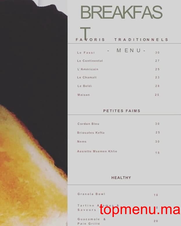 Restaurant Arômes & Saveurs menu page 3 Arômes & Saveurs menu page 3