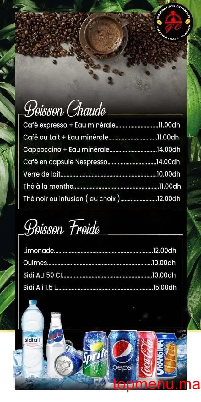 Restaurant Gardala’s Corner menu page 9 Gardala’s Corner menu page 9