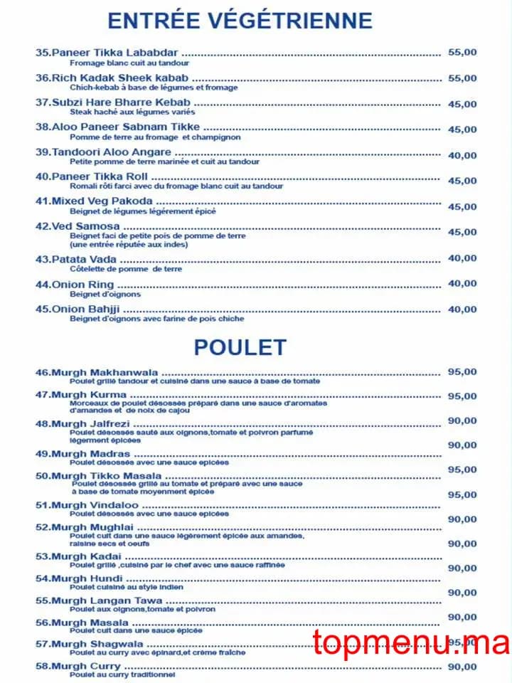 Restaurant india palace menu page 5 india palace menu page 5