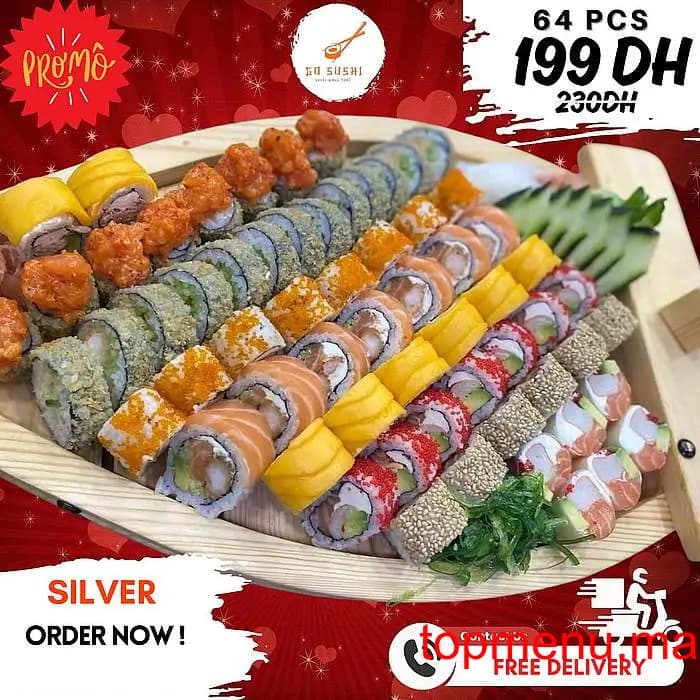 Restaurant Go Sushi menu page 1 Go Sushi menu page 1