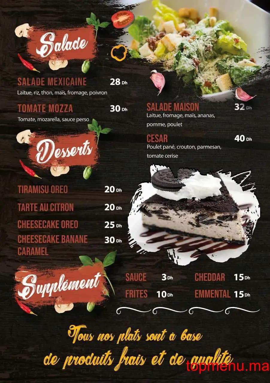 Restaurant Foodoir menu page 3 Foodoir menu page 3