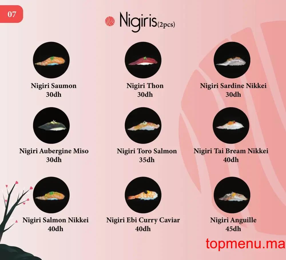 Restaurant Kyoto Sushi menu page 11 Kyoto Sushi menu page 11