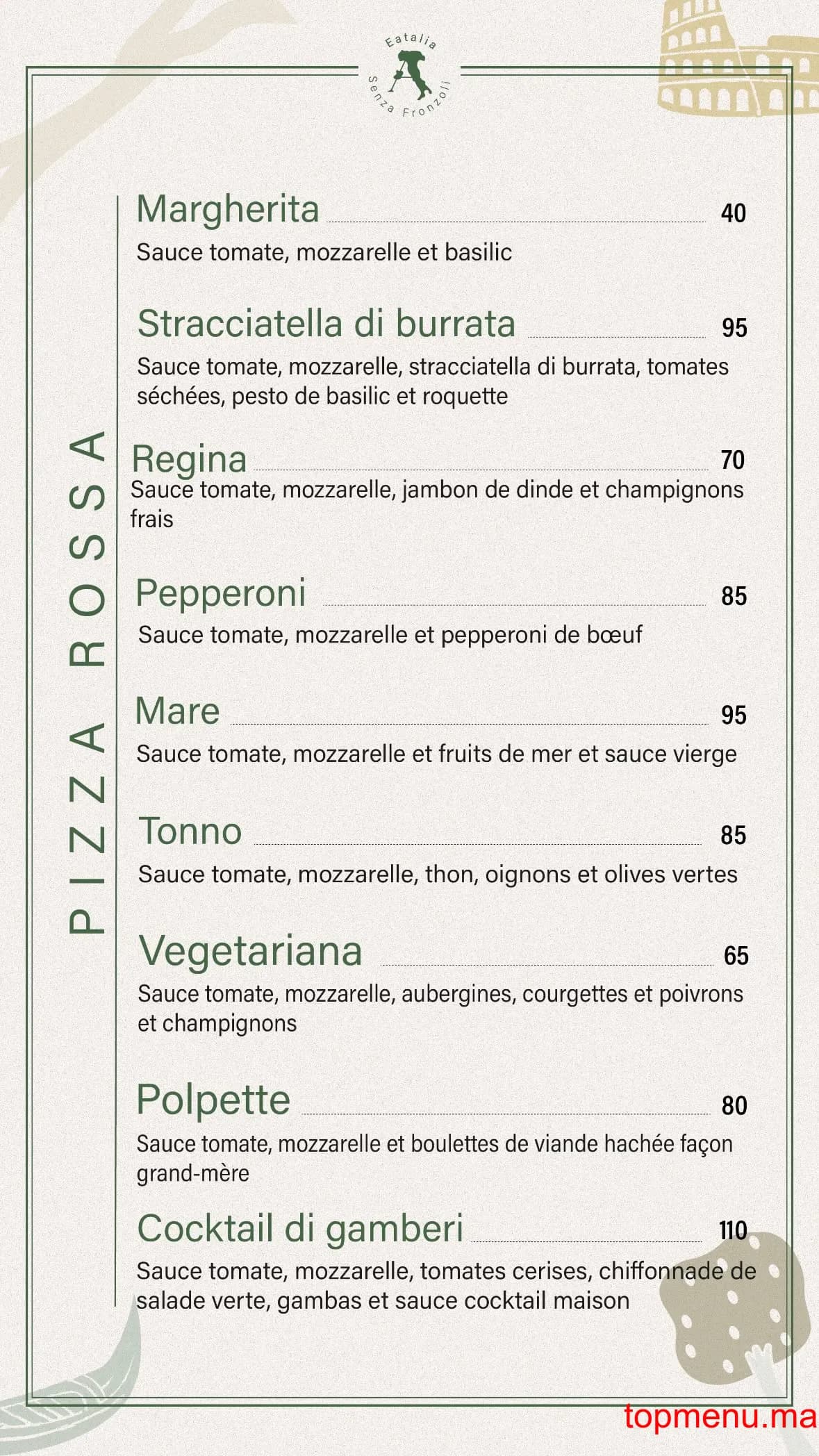 Restaurant Eatliaa menu page 4 Eatliaa menu page 4