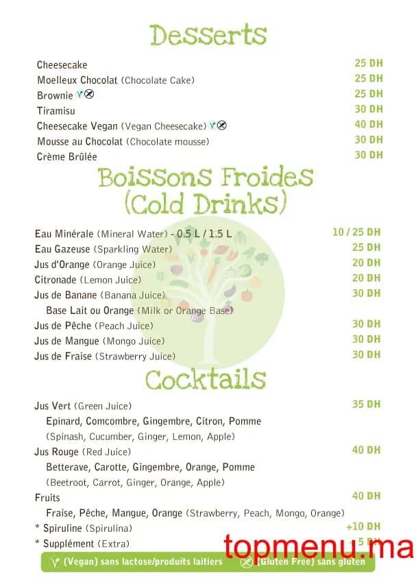 Restaurant Veggie menu page 2 Veggie menu page 2