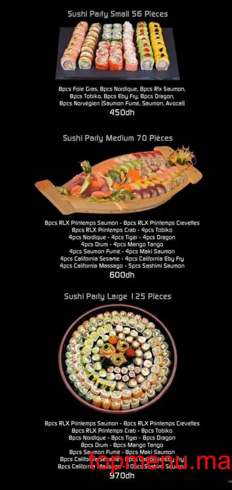 Restaurant Sushi Box menu page 8 Sushi Box menu page 8