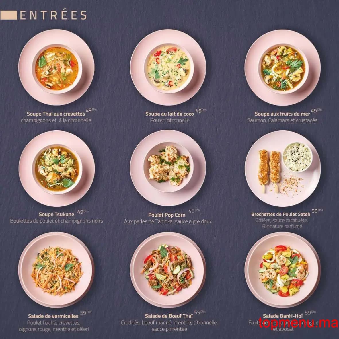 Restaurant BanH-hoï menu page 1 BanH-hoï menu page 1