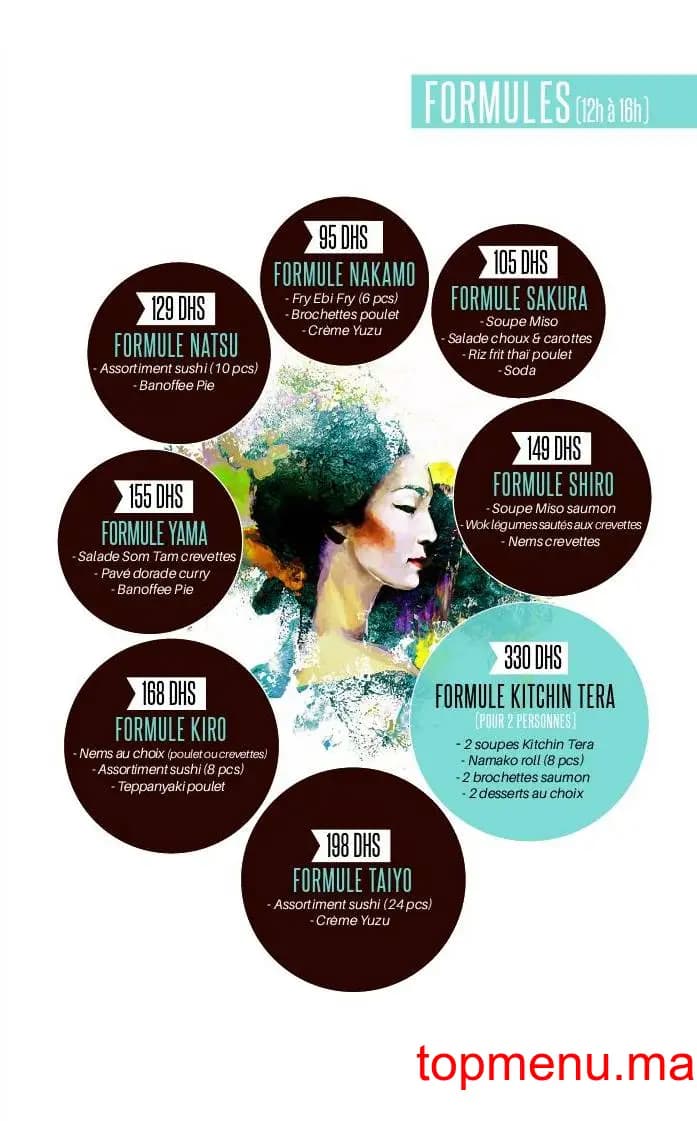 Restaurant Kitchin Tera menu page 2 Kitchin Tera menu page 2