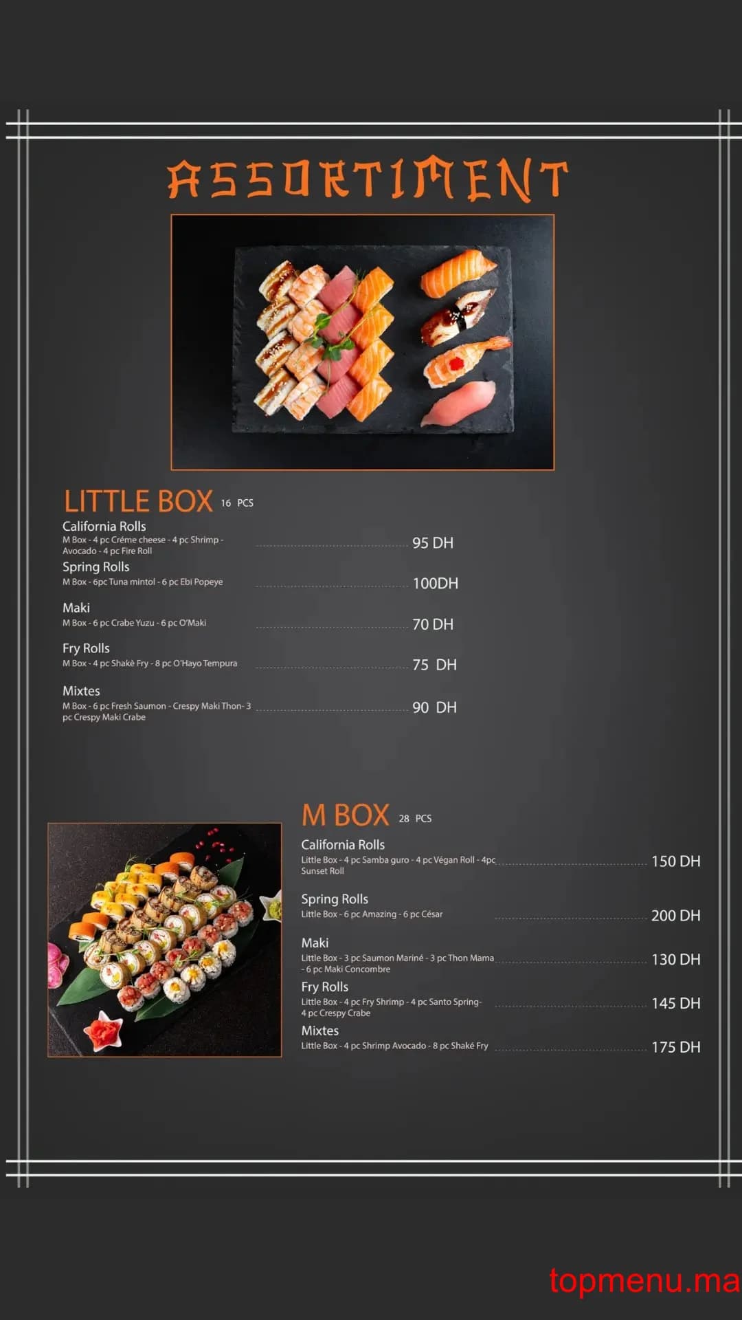 Restaurant Go Sushi menu page 11 Go Sushi menu page 11