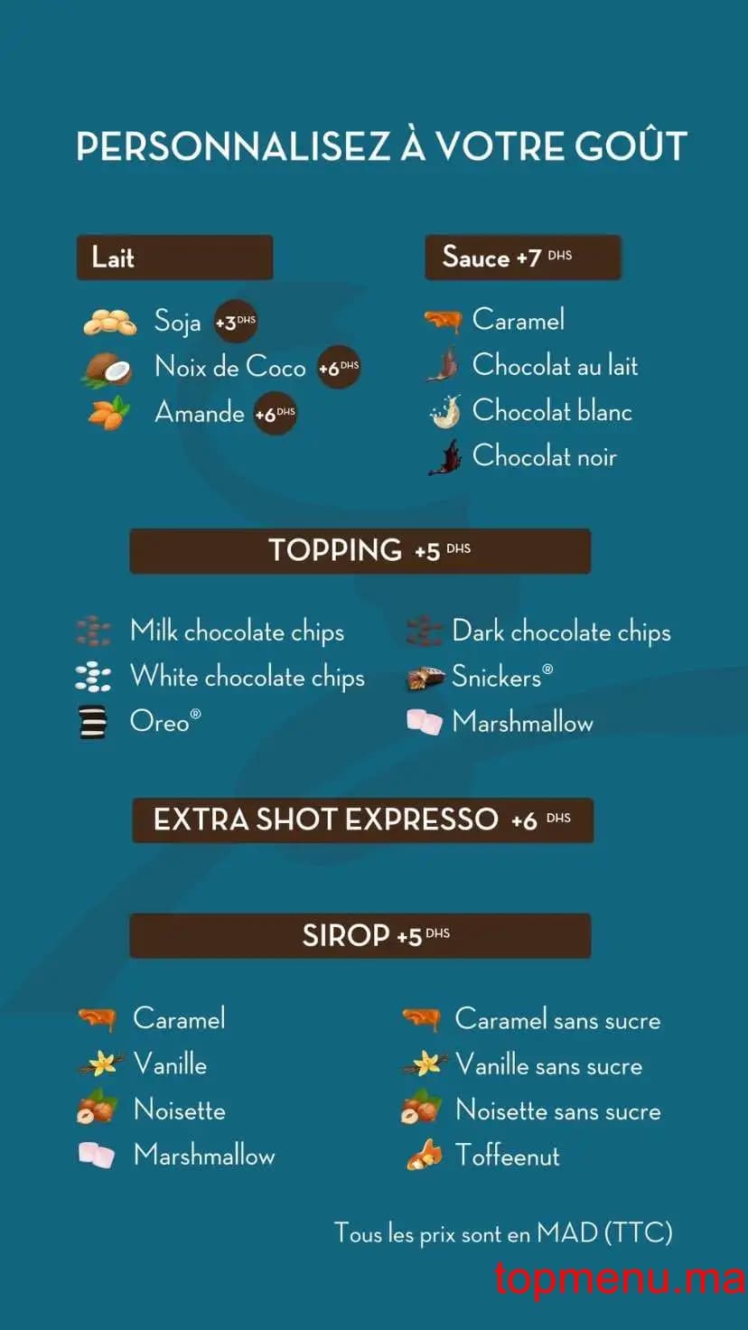 Restaurant Caribou Coffee menu page 4 Caribou Coffee menu page 4