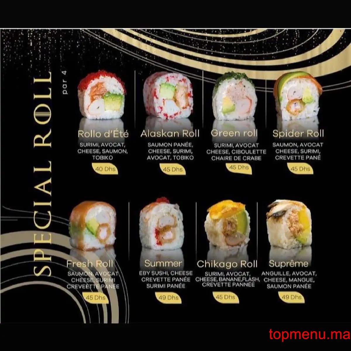 Restaurant Soya Box Sushis & wok menu page 9 Soya Box Sushis & wok menu page 9