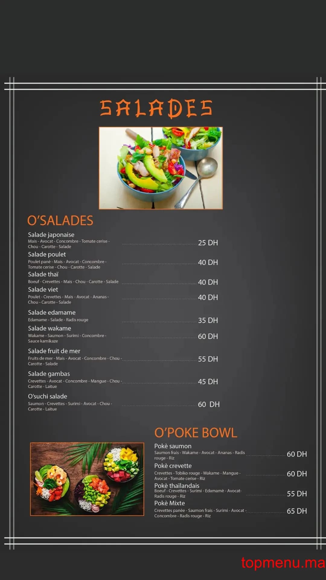 Restaurant Go Sushi menu page 4 Go Sushi menu page 4