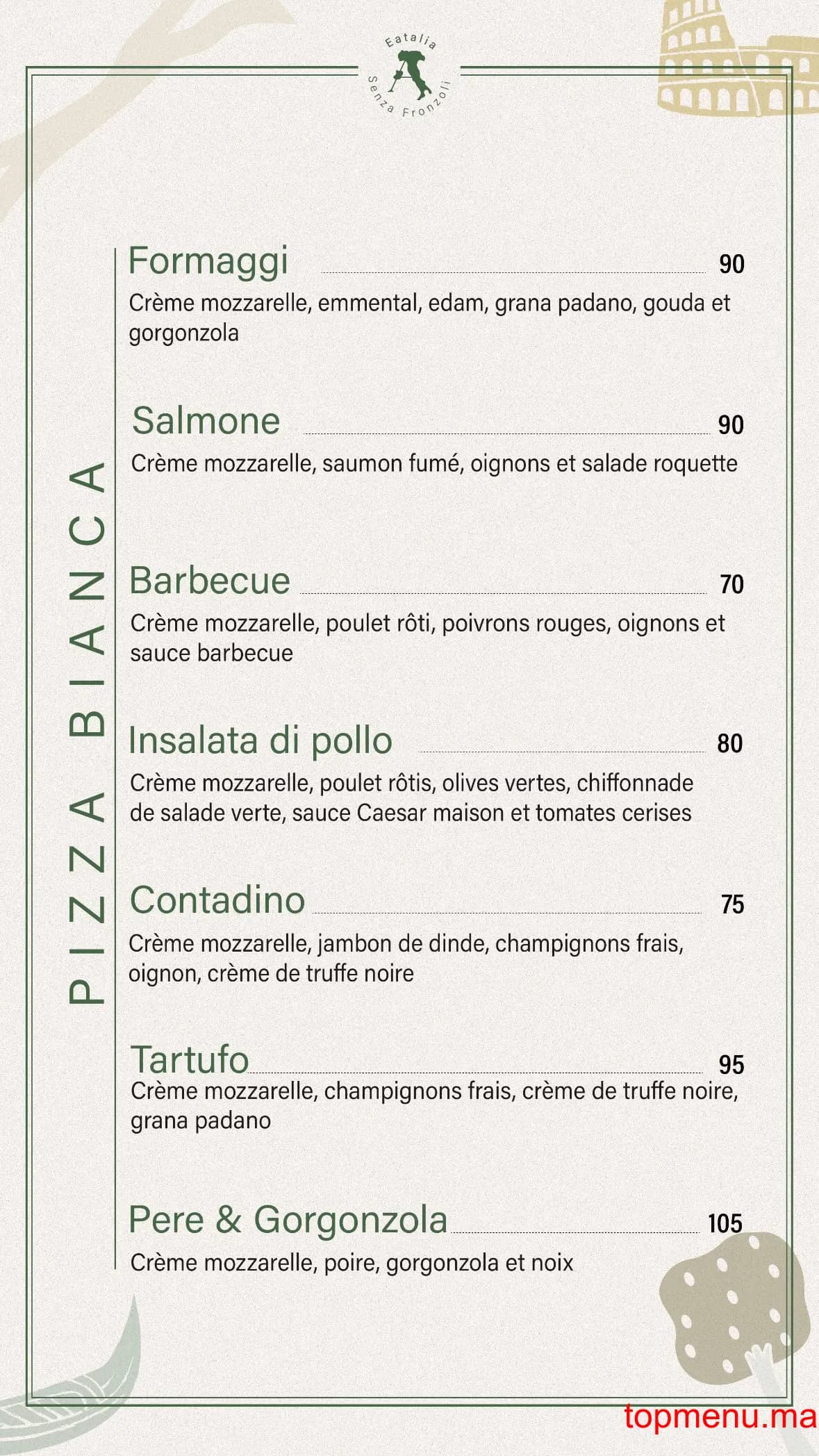 Restaurant Eatliaa menu page 5 Eatliaa menu page 5