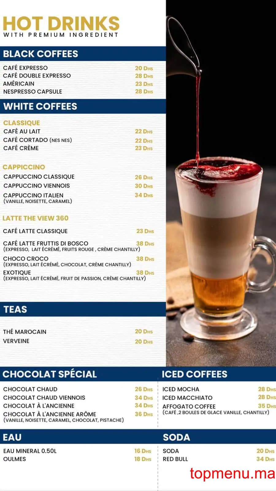 Restaurant The View 360 menu page 11 The View 360 menu page 11