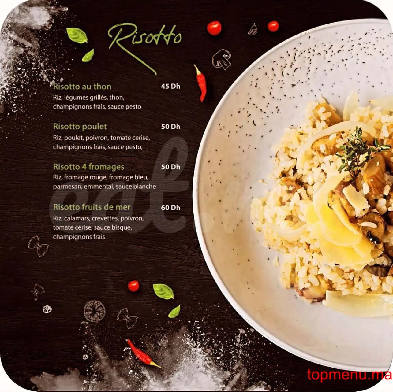 Restaurant Gusto Pasta menu page 5 Gusto Pasta menu page 5