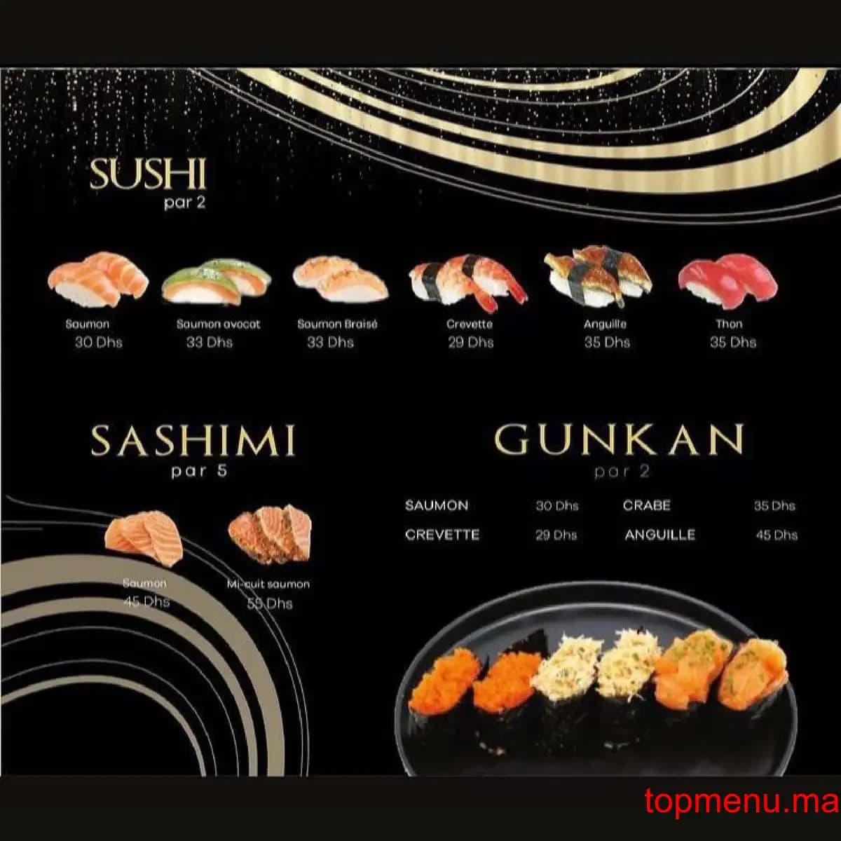 Restaurant Soya Box Sushis & wok menu page 3 Soya Box Sushis & wok menu page 3