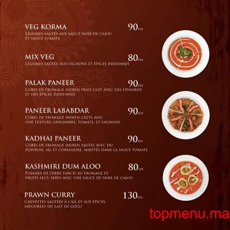 Restaurant Clay Oven menu page 5 Clay Oven menu page 5