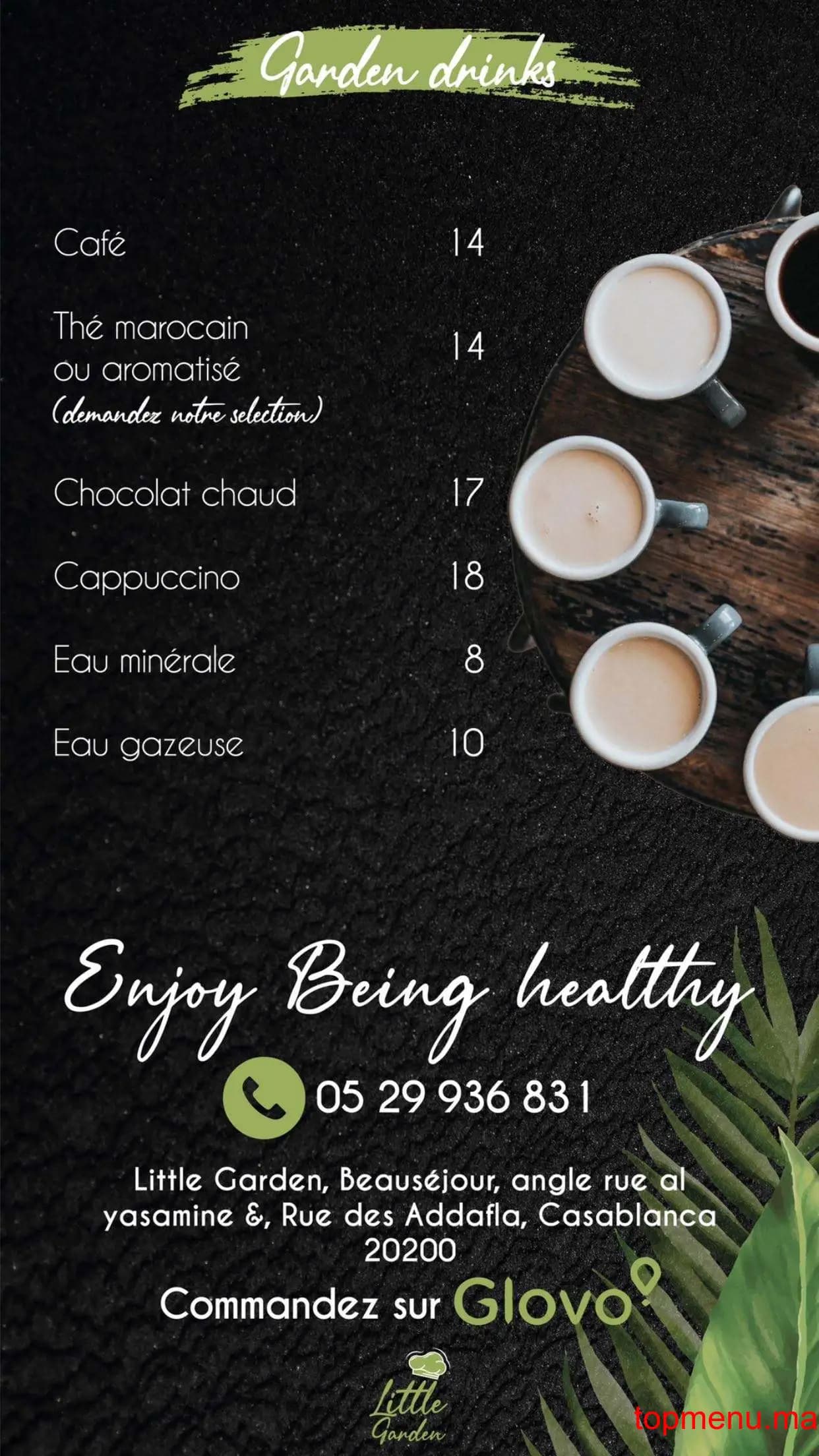 Restaurant Little garden menu page 4 Little garden menu page 4