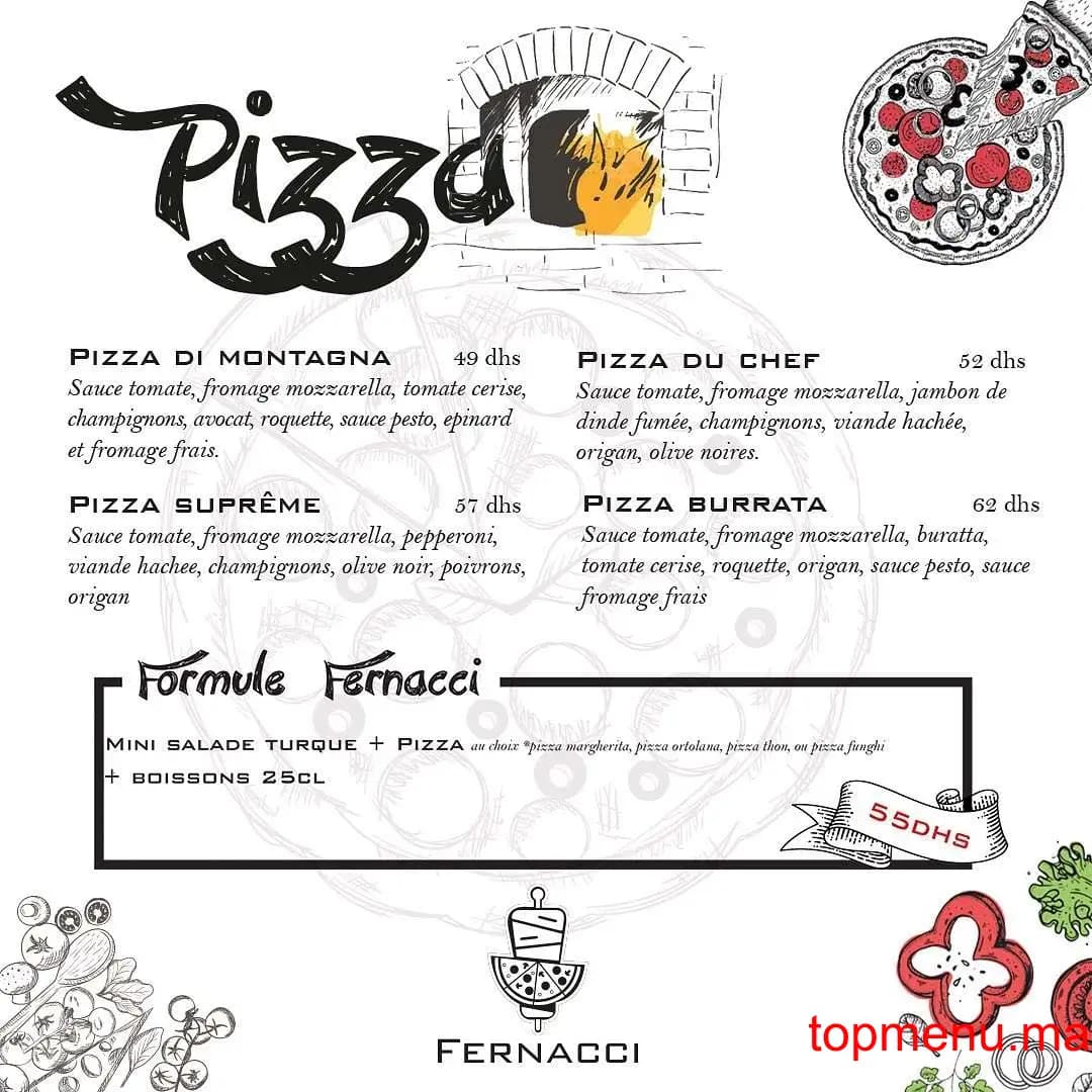 Restaurant Fernacci menu page 7 Fernacci menu page 7