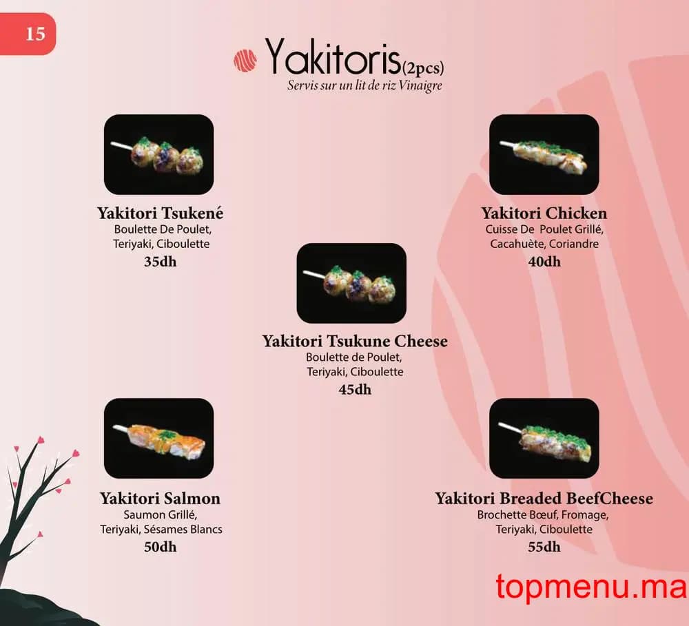 Restaurant Kyoto Sushi menu page 19 Kyoto Sushi menu page 19