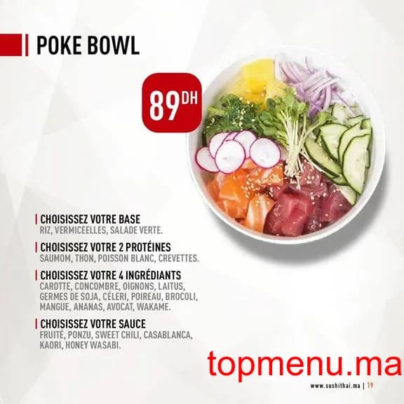 Restaurant Sushi thai menu page 17 Sushi thai menu page 17