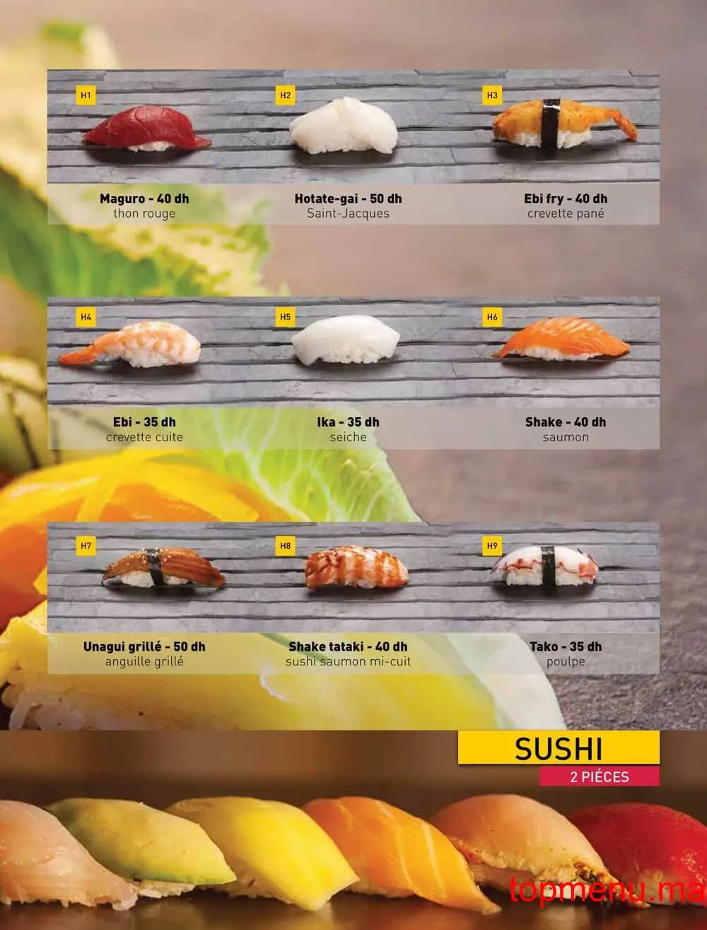 Restaurant Matsuri menu page 5 Matsuri menu page 5