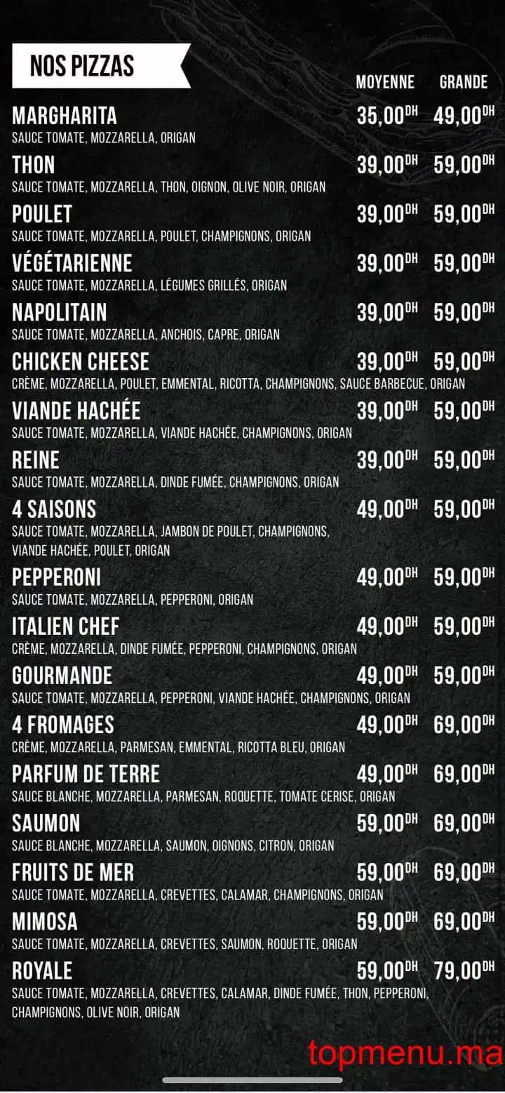 Restaurant Italien chef menu page 5 Italien chef menu page 5