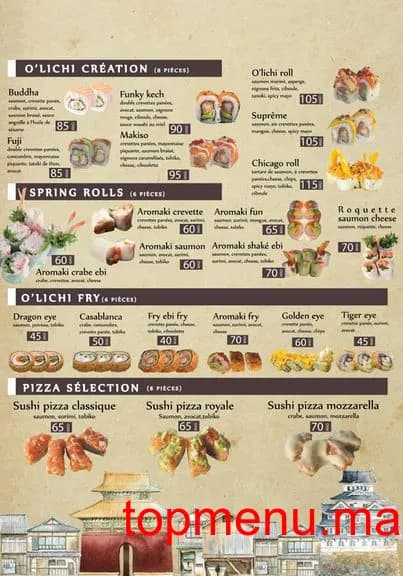 Restaurant O’lichi Anfa menu page 7 O’lichi Anfa menu page 7