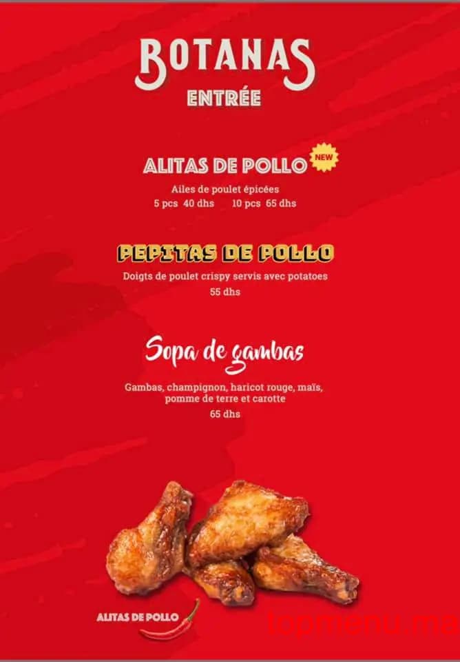 Restaurant Cantina Mariachi menu page 8 Cantina Mariachi menu page 8