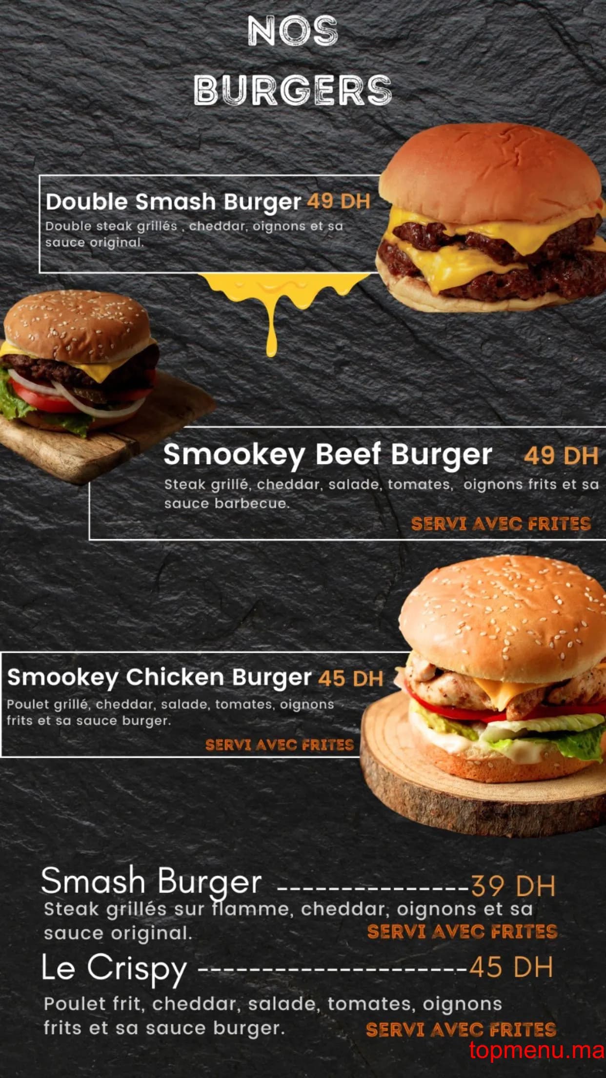 Restaurant Essaada Gourmet menu page 4 Essaada Gourmet menu page 4