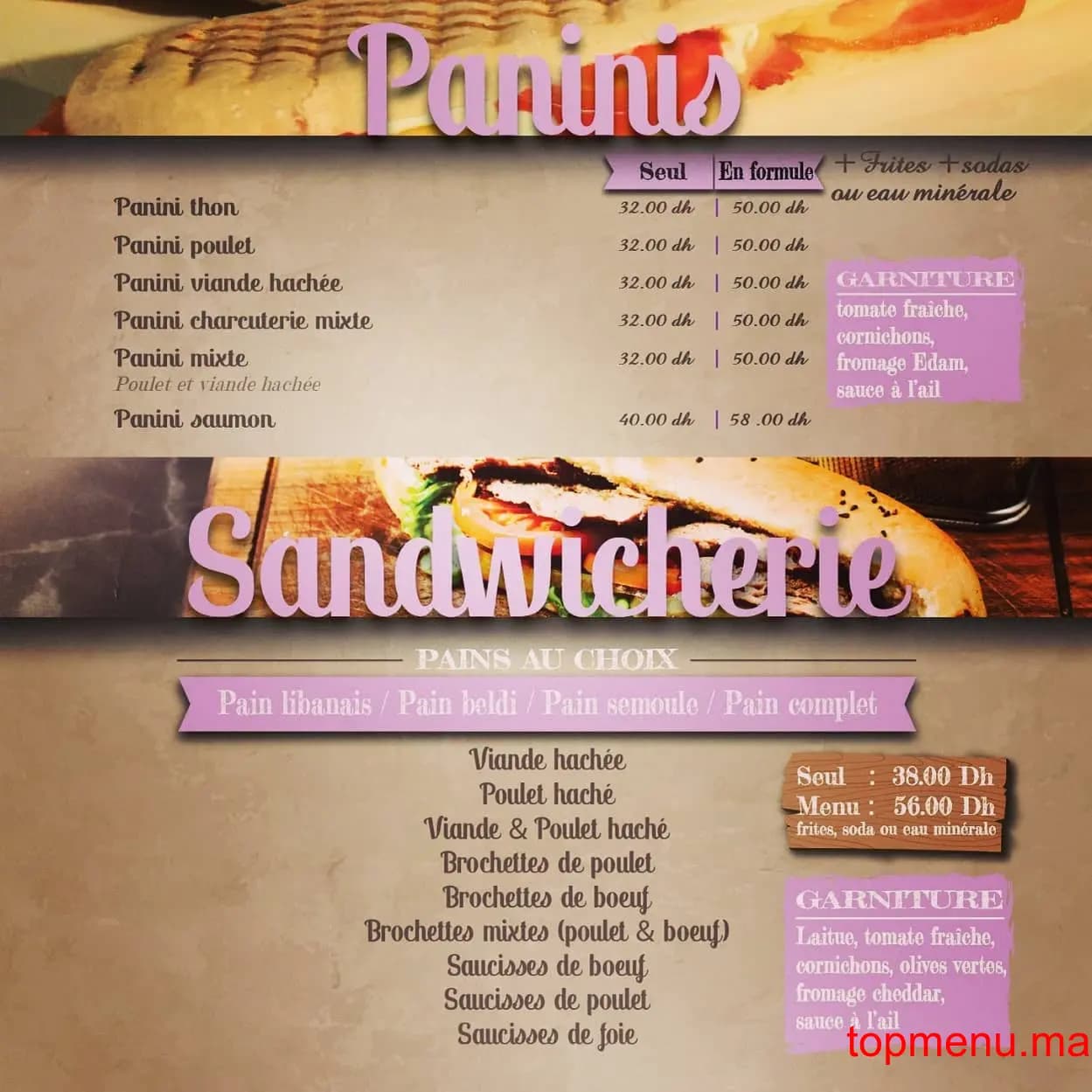 Restaurant Lacañada Café Restaurant menu page 3 Lacañada Café Restaurant menu page 3