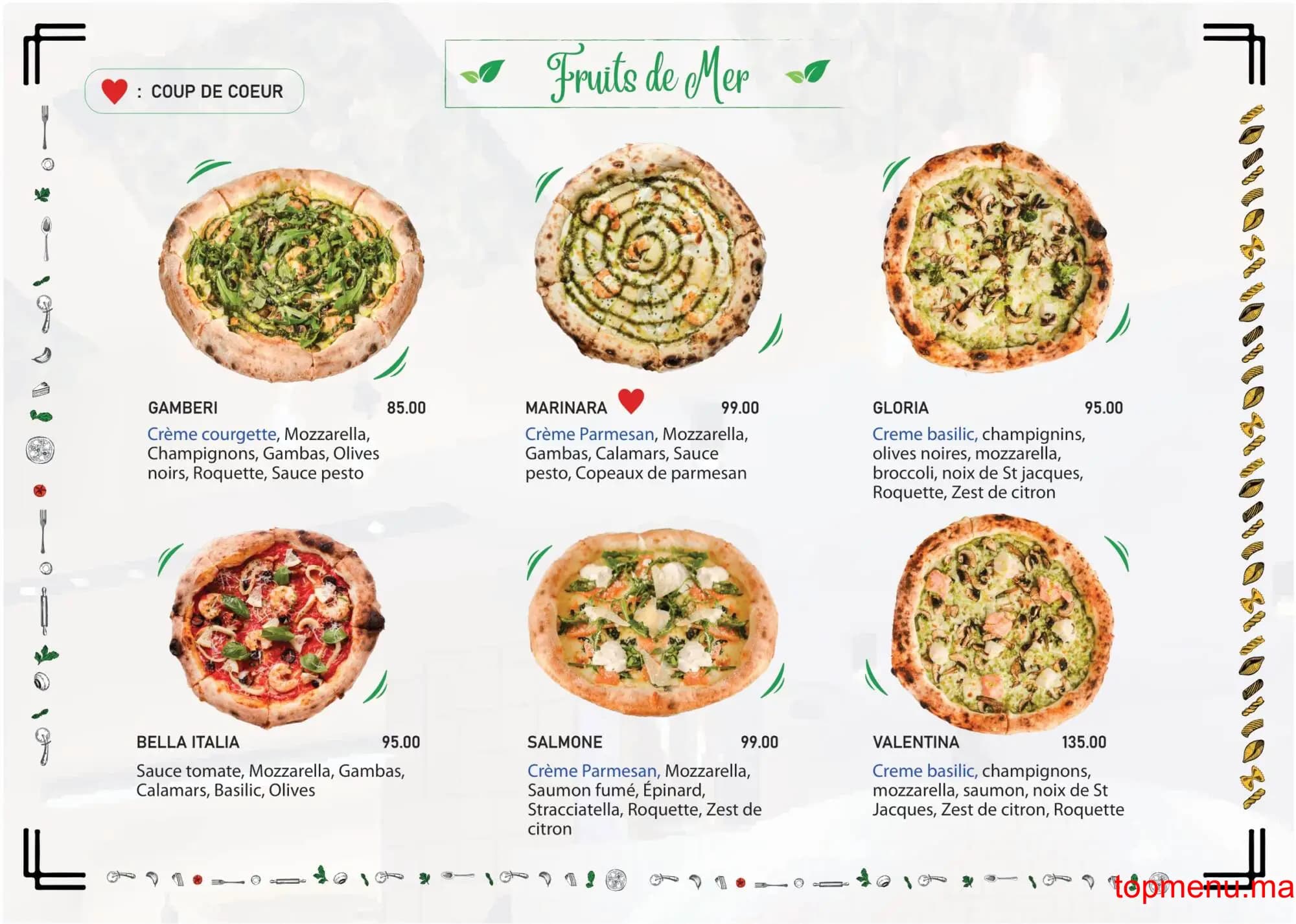 Restaurant Cucina Napoli Anoual menu page 10 Cucina Napoli Anoual menu page 10