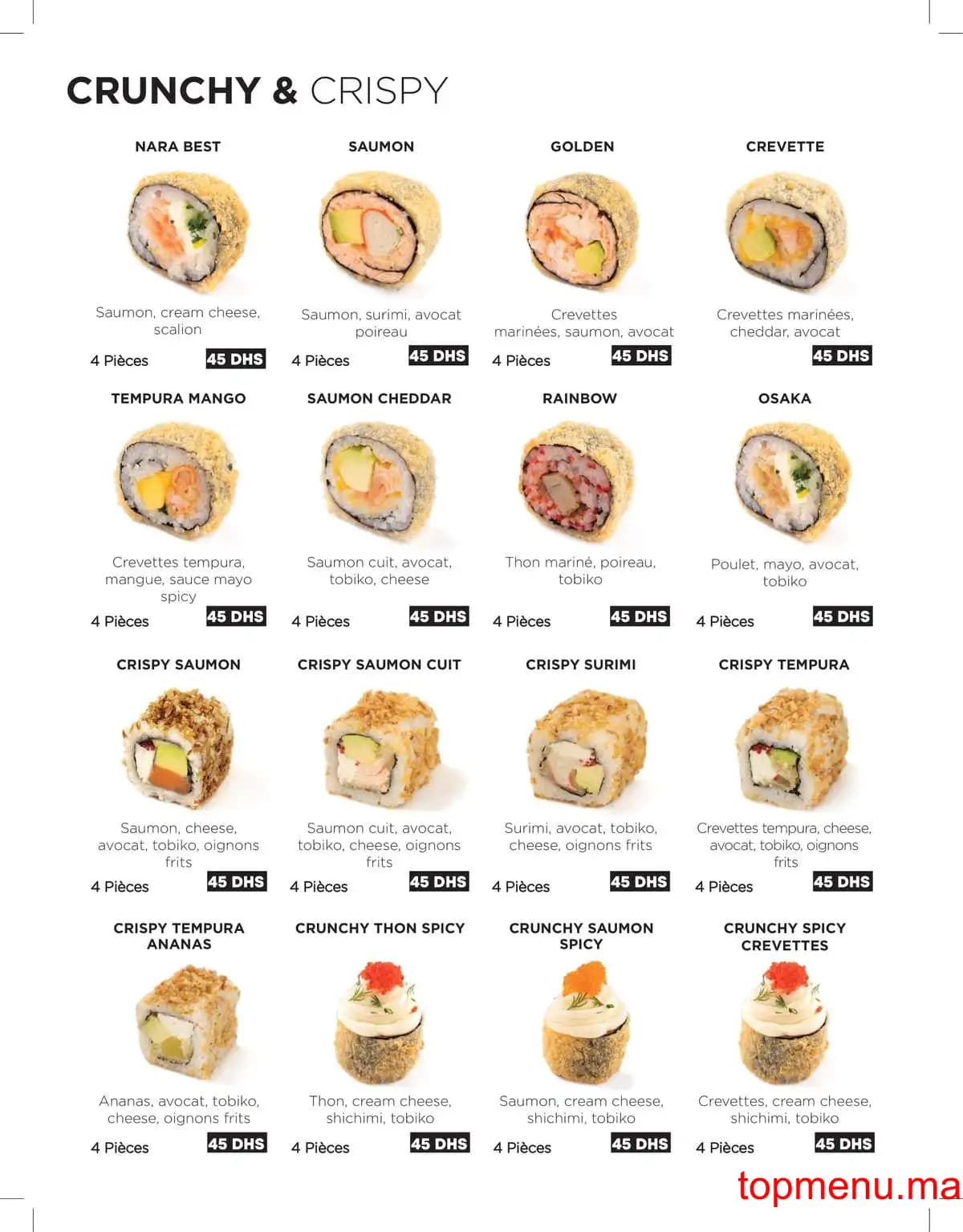 Restaurant Nara menu page 15 Nara menu page 15