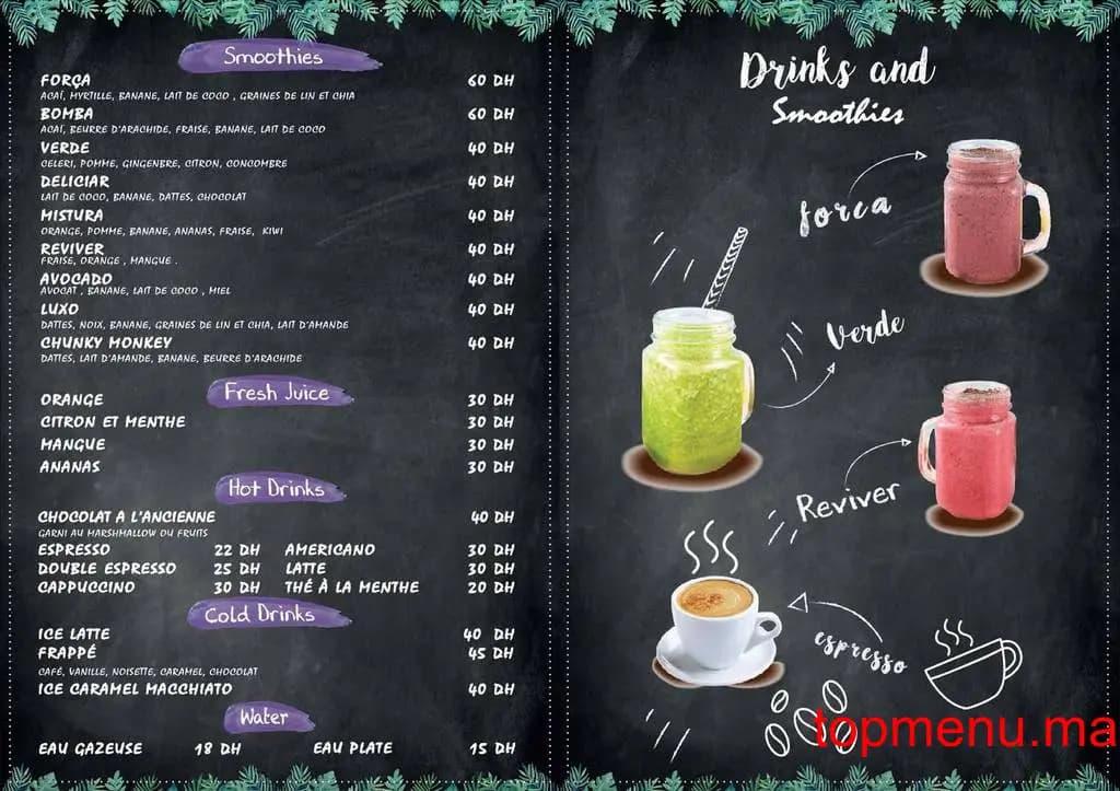 Restaurant Projeto Acai menu page 1 Projeto Acai menu page 1