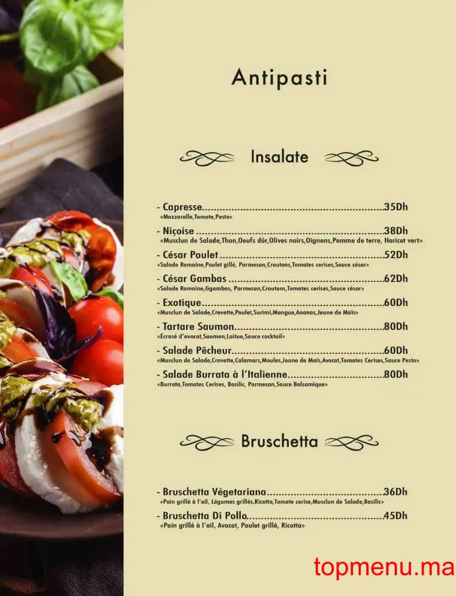 Restaurant Qaf Espresso menu page 10 Qaf Espresso menu page 10