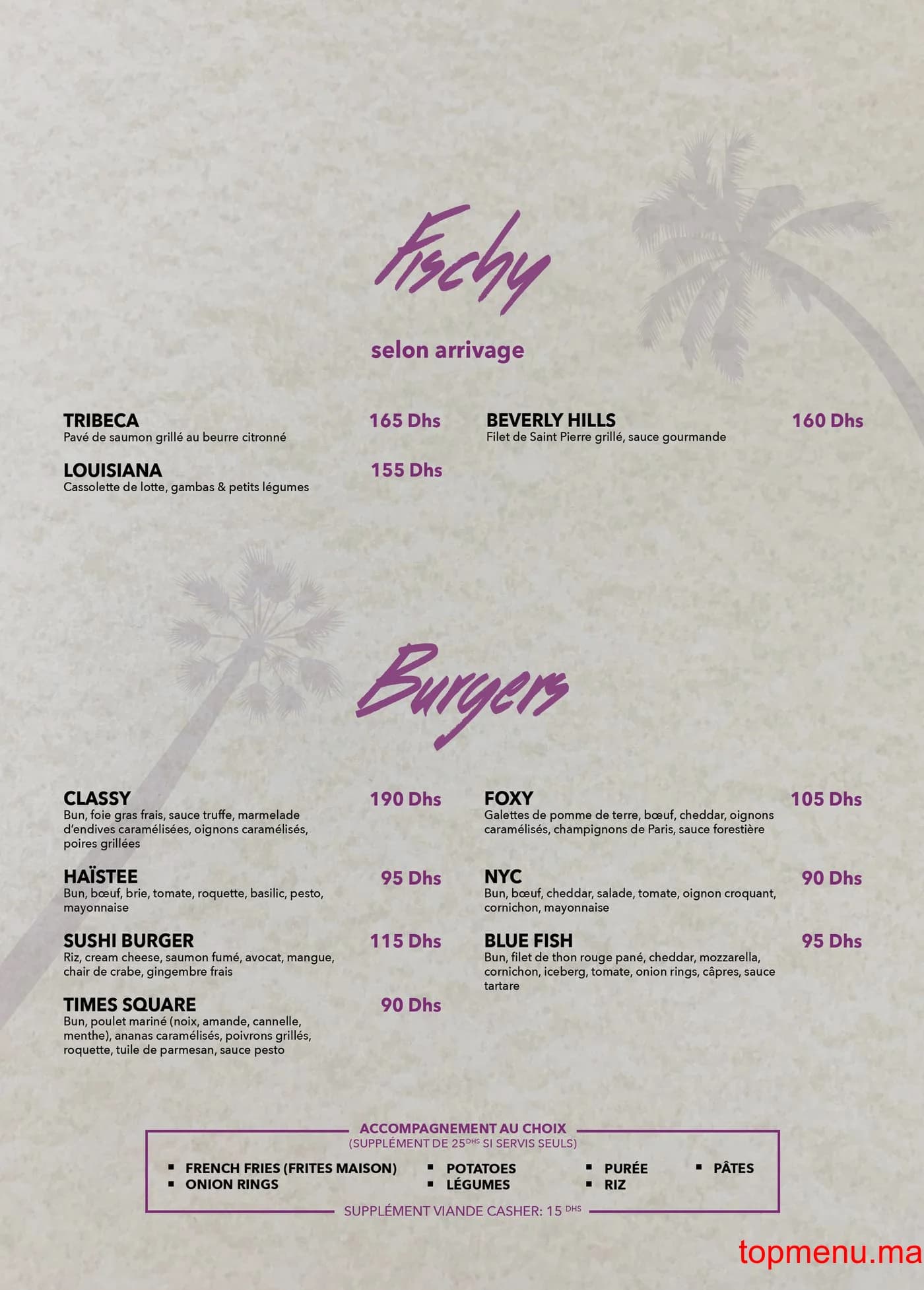 Restaurant Haïstee – US Restaurant Lounge menu page 5 Haïstee – US Restaurant Lounge menu page 5