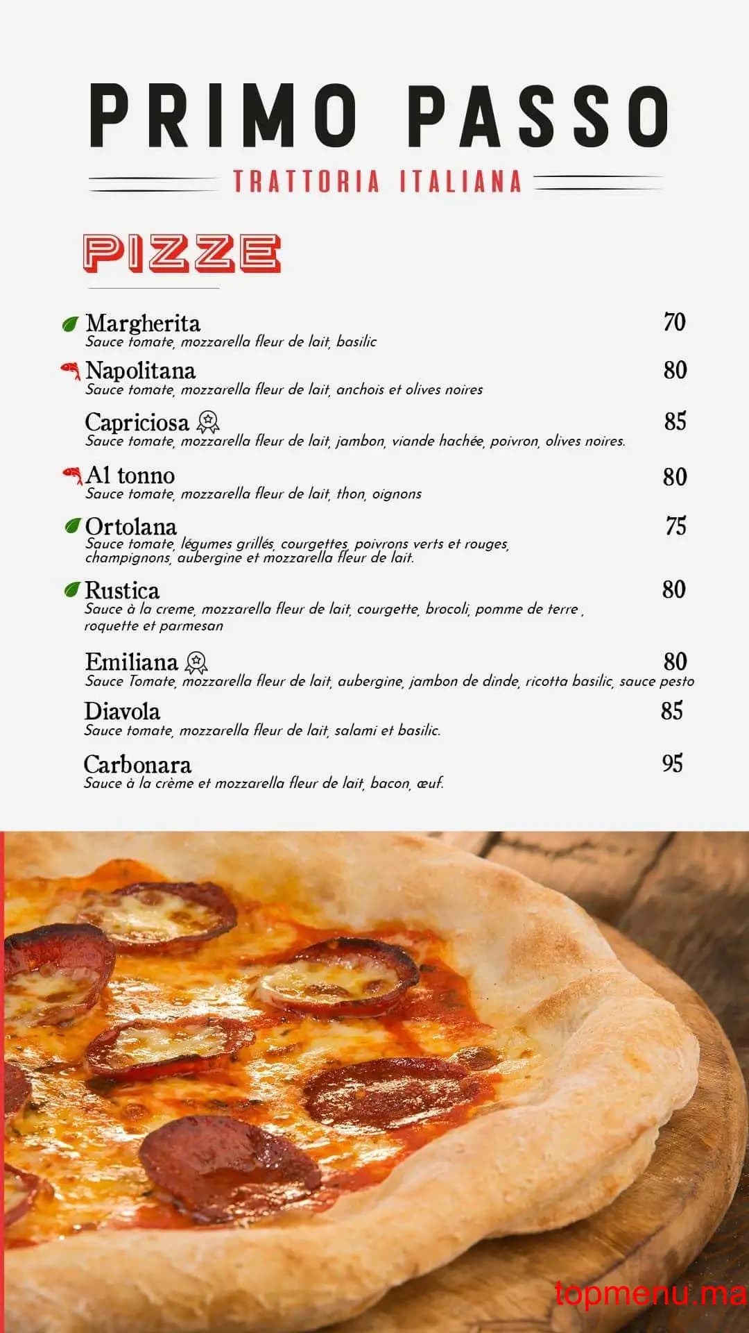 Restaurant Primo Passo Maarif menu page 1 Primo Passo Maarif menu page 1