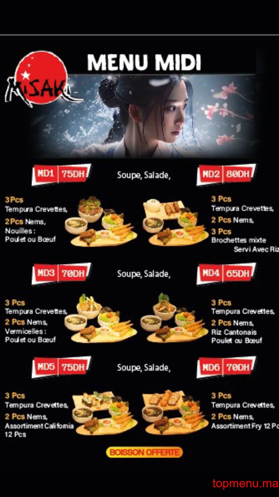 Restaurant Misaki Sushi menu page 10 Misaki Sushi menu page 10