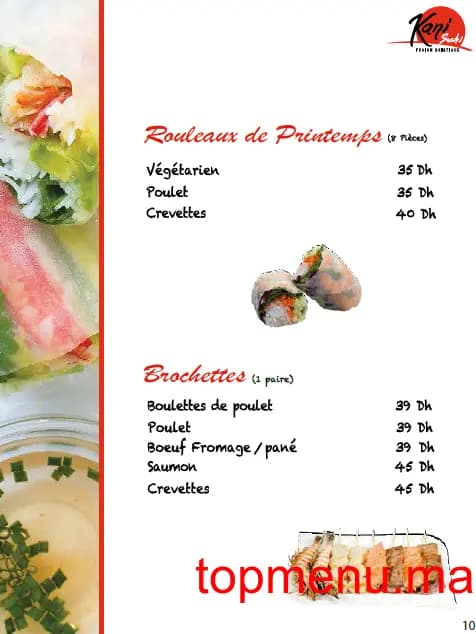 Restaurant kani sushi menu page 4 kani sushi menu page 4