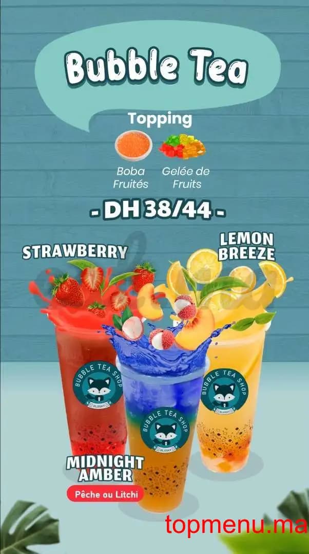 Restaurant Glosky menu page 2 Glosky menu page 2